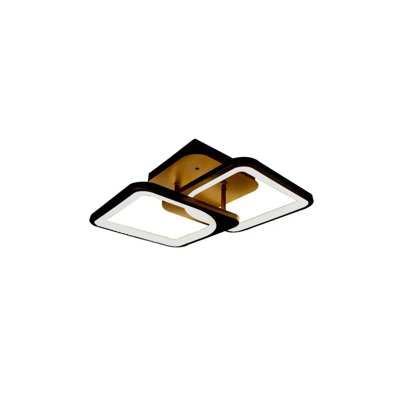 Lustra LED Christa 64W acril si metal negru LL1892N 1