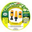 Furtun cu accesorii 15m 1/2 galben Jolly Italy 1