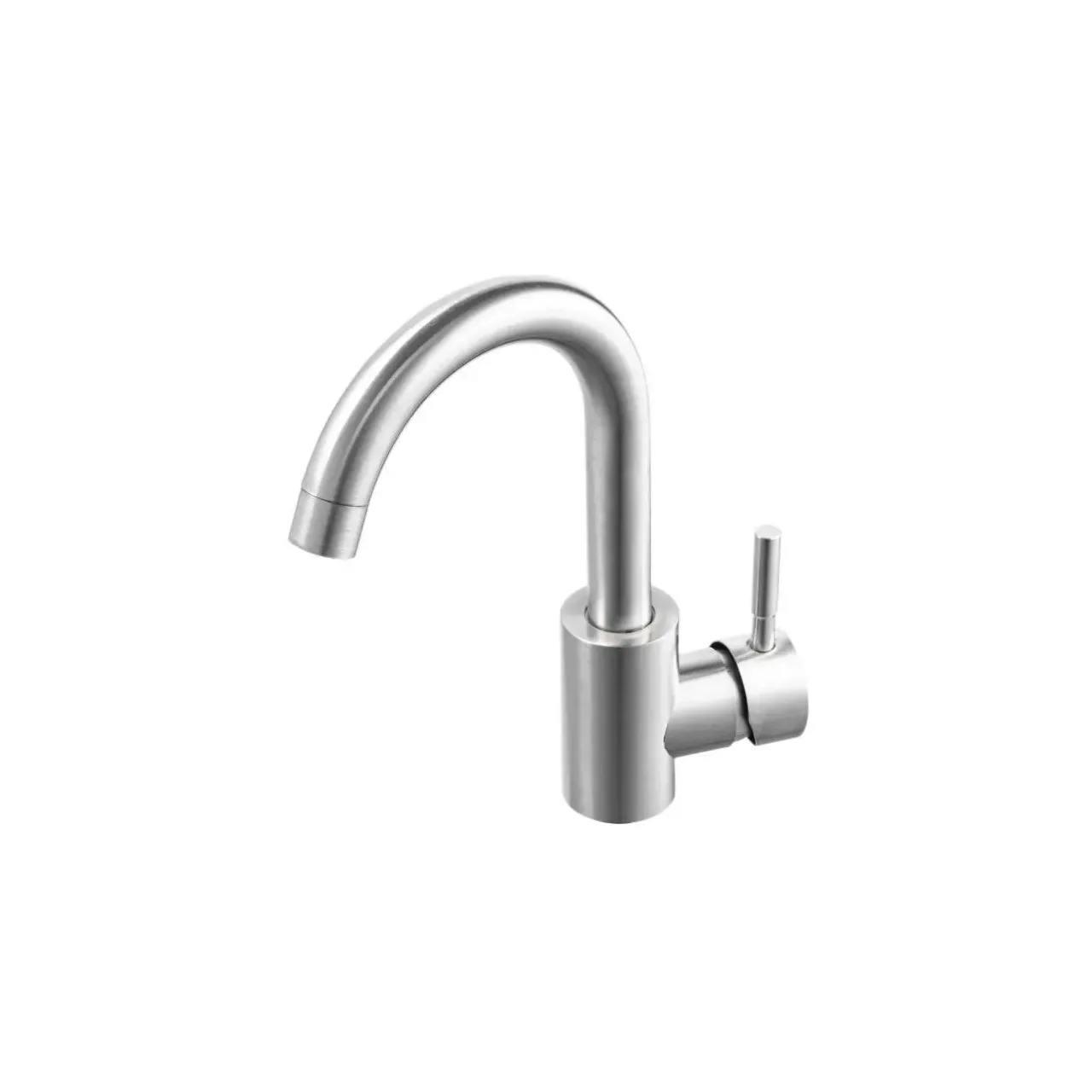 Baterie lavoar tip lebada inox satinat MP008 1