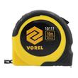 Ruleta 10 m x 25 mm, galben - negru Vorel 10111 1