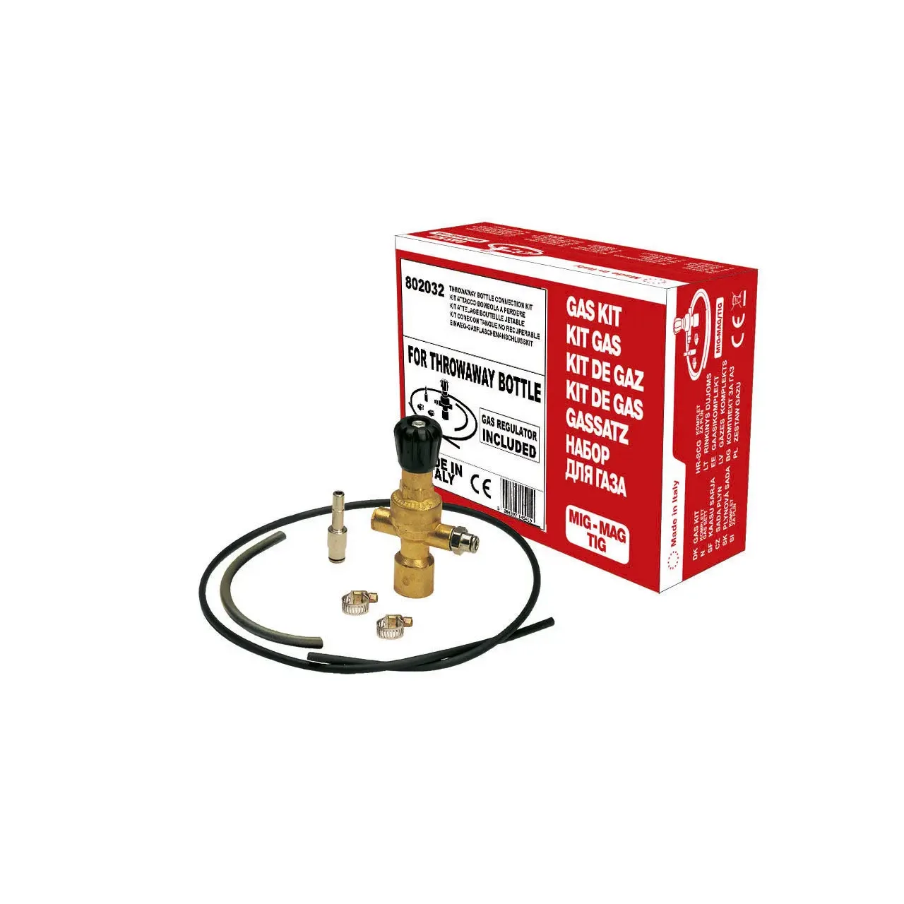 Kit pentru sudura MIG-MAG pentru butelie de unica folosinta Telwin 802032 1