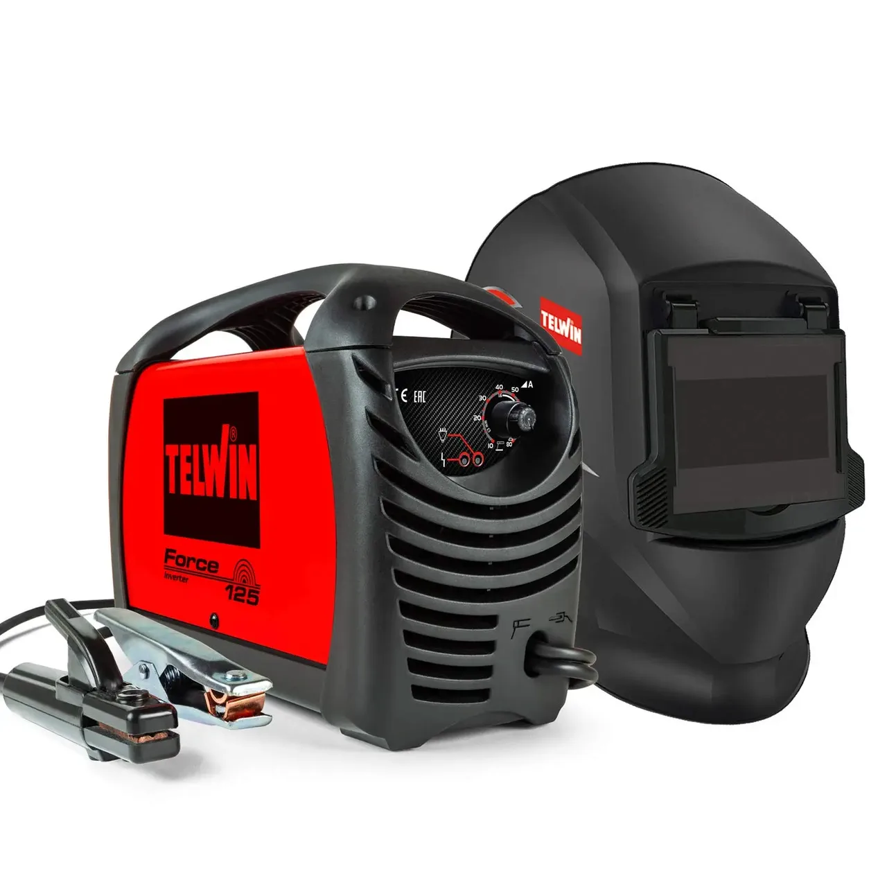 FORCE 125 + Masca Sudura Tiger - Invertor sudura TELWIN 3
