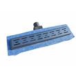 Rigola dus AVE 40 cm, gratar metalic finisaj inox, evacuare laterala 1