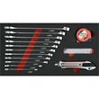 Troler scule cu 3 compartimente 78 piese Yato YT-09104 9
