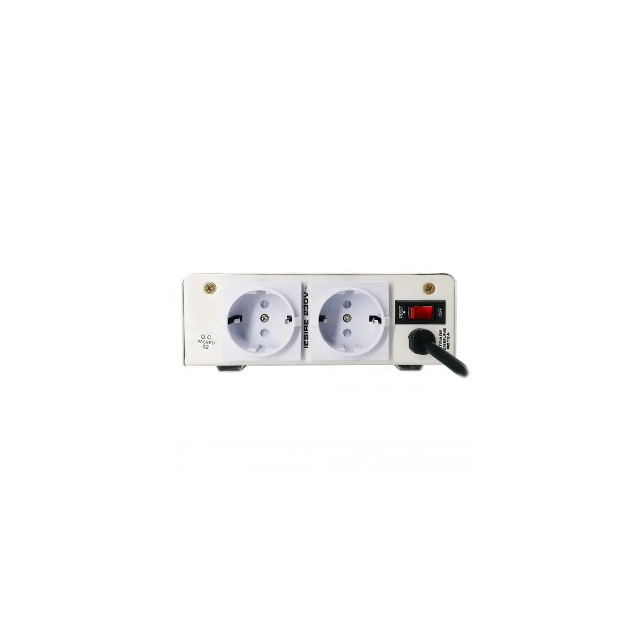Stabilizator retea maxim 1000VA-AVR LCD 2 iesiri schuko WALL TED000057 (1/4) 1