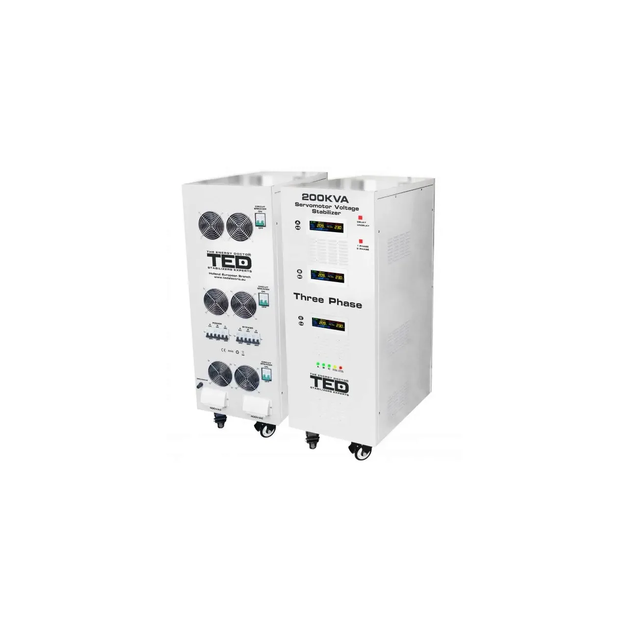 Stabilizator retea maxim 200KVA-SVC cu servomotor trifazat-trifazat TED003607 1