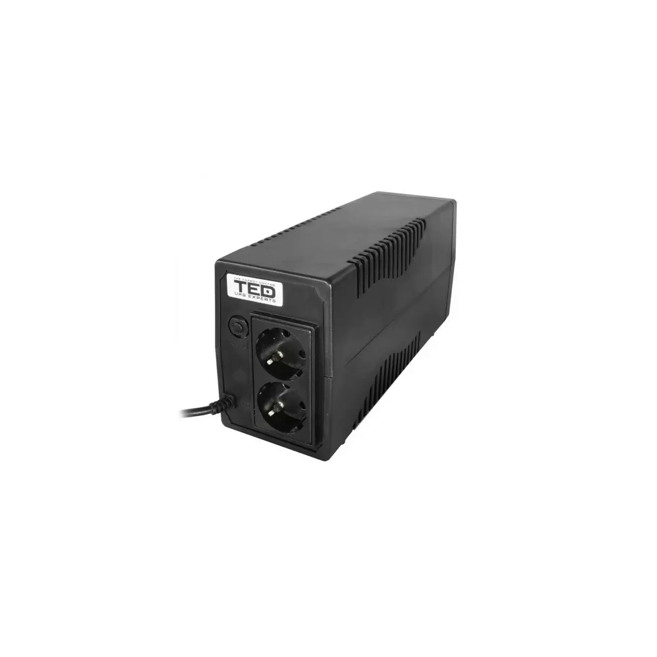 UPS 700VA/400W LED Line Interactive AVR 2 schuko TED Electric TED003966 1