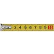 Ruleta 3 m x 16 mm, galben - negru Vorel 10104 3