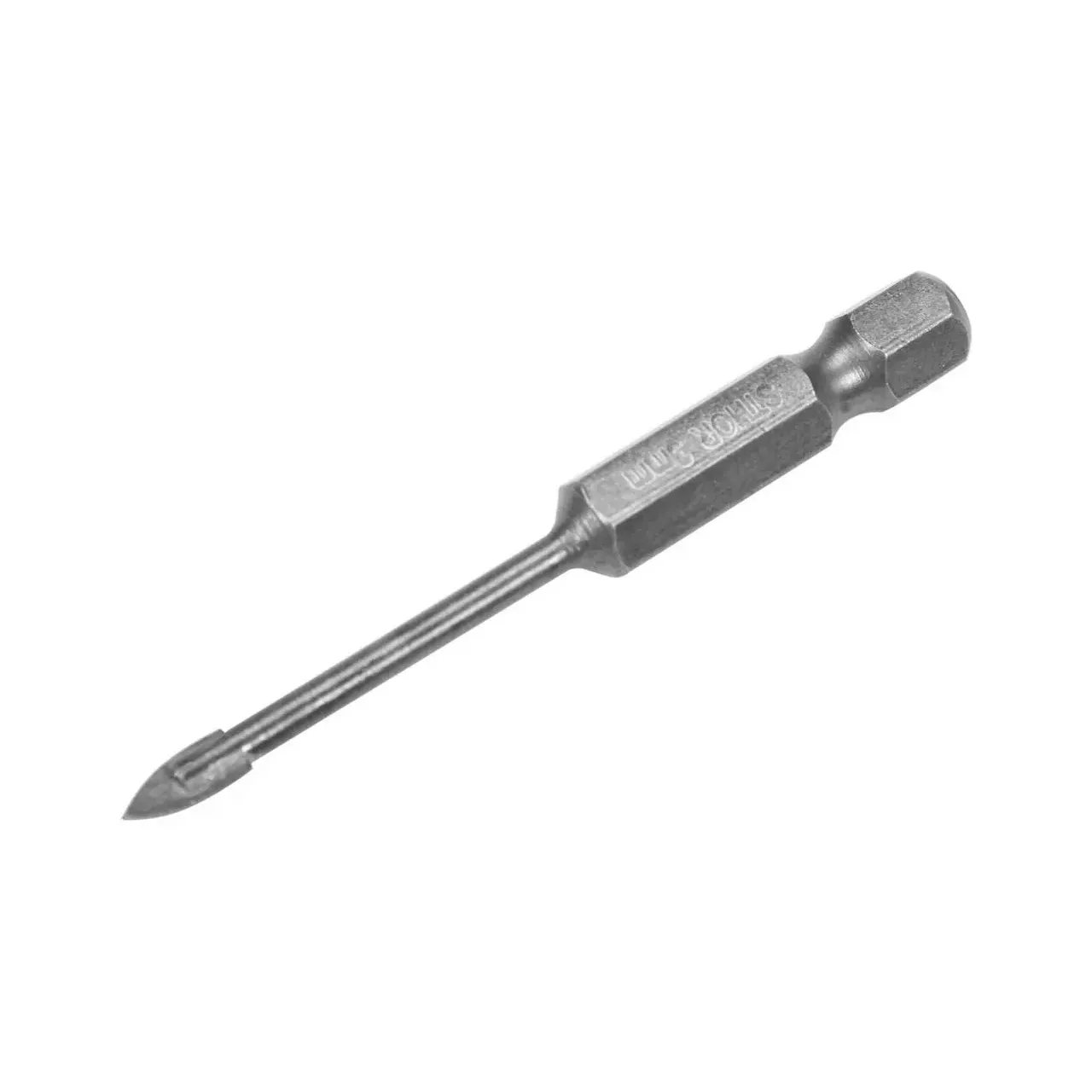 Burghiu pentru sticla si ceramica cu prindere hexagonala, 3mm Sthor 21700 1