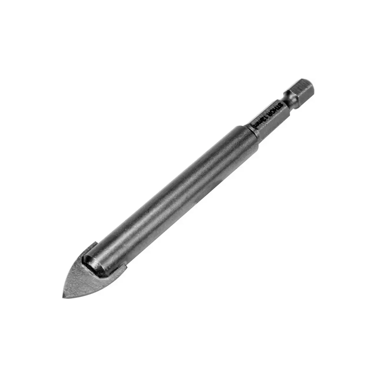 Burghiu pentru sticla si ceramica cu prindere hexagonala, 12mm Sthor 21706 1