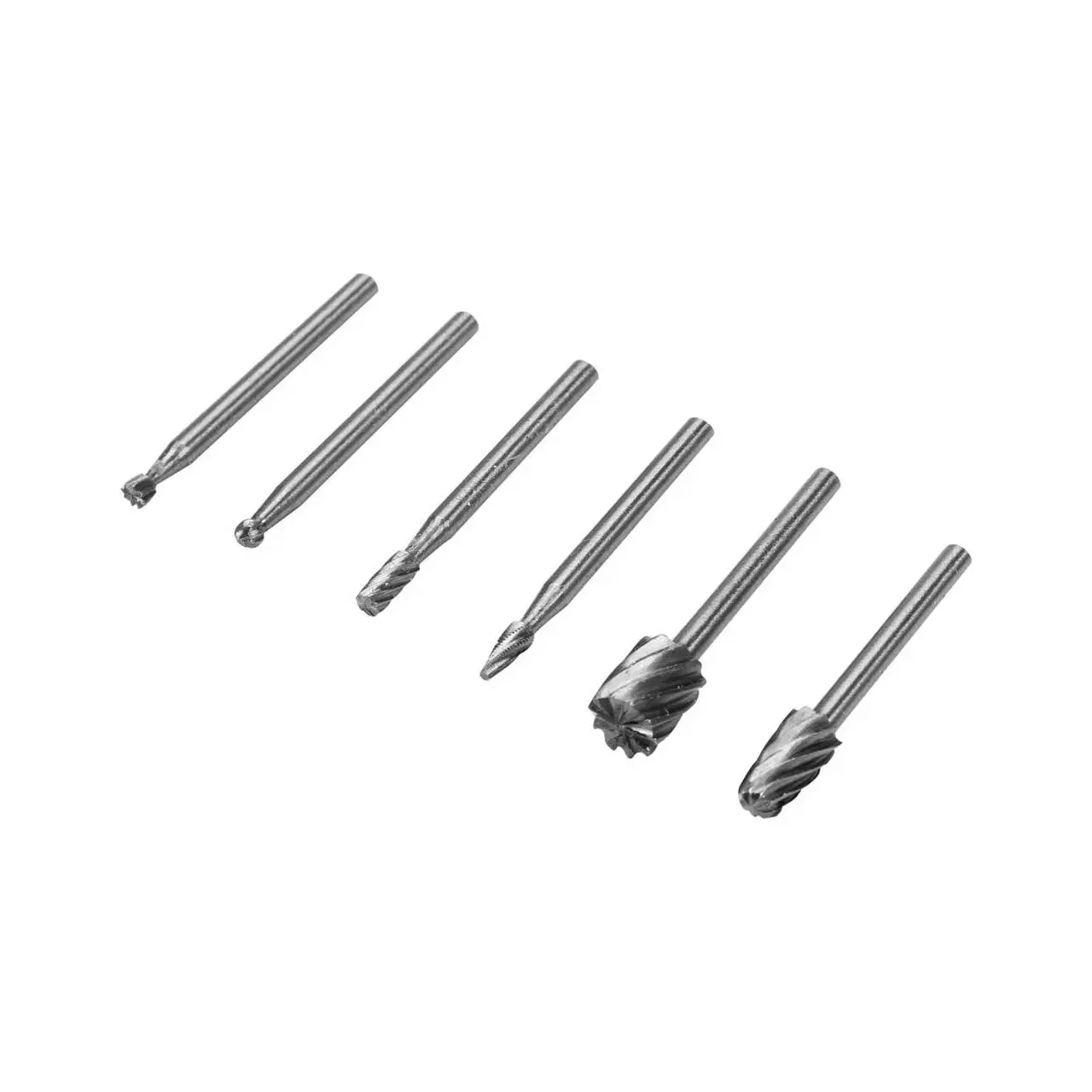 Set 6 freze pentru aluminiu si oțel 3,2 mm Sthor 25405 1