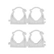 Set 4 cleme blocabile suport țeava, 22mm Vorel 54833 1