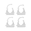 Set 4 cleme blocabile suport țeava, 22mm Vorel 54833 2
