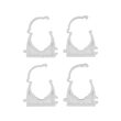 Set 4 cleme blocabile suport țeava, 25mm Vorel 54834 2