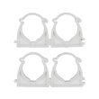 Set 4 cleme blocabile suport țeava, 32mm Vorel 54836 1