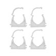 Set 4 cleme blocabile suport țeava, 32mm Vorel 54836 2