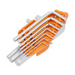 Set 10 chei hexagonale 1,5 - 10 mm, CR-V Vorel 56393 3