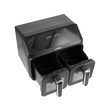 Friteuză aer cald 2200w 4l+4l negru, Lund 67563 12
