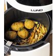 Friteuză aer cald 3,7l 1400w led, alb, Lund 67575 7