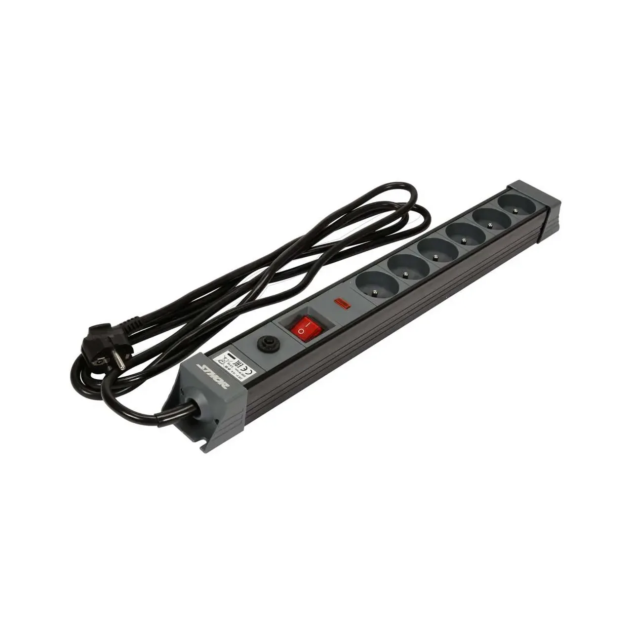 Prelungitor electric 6 prize cu întrerupator, 3 m Sthor 72371 5