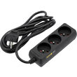 Prelungitor, 3 prize cu Impamantare, 3m Vorel 72616 1