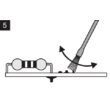 Set instrumente pentru lipit 6 buc Vorel 79398 5
