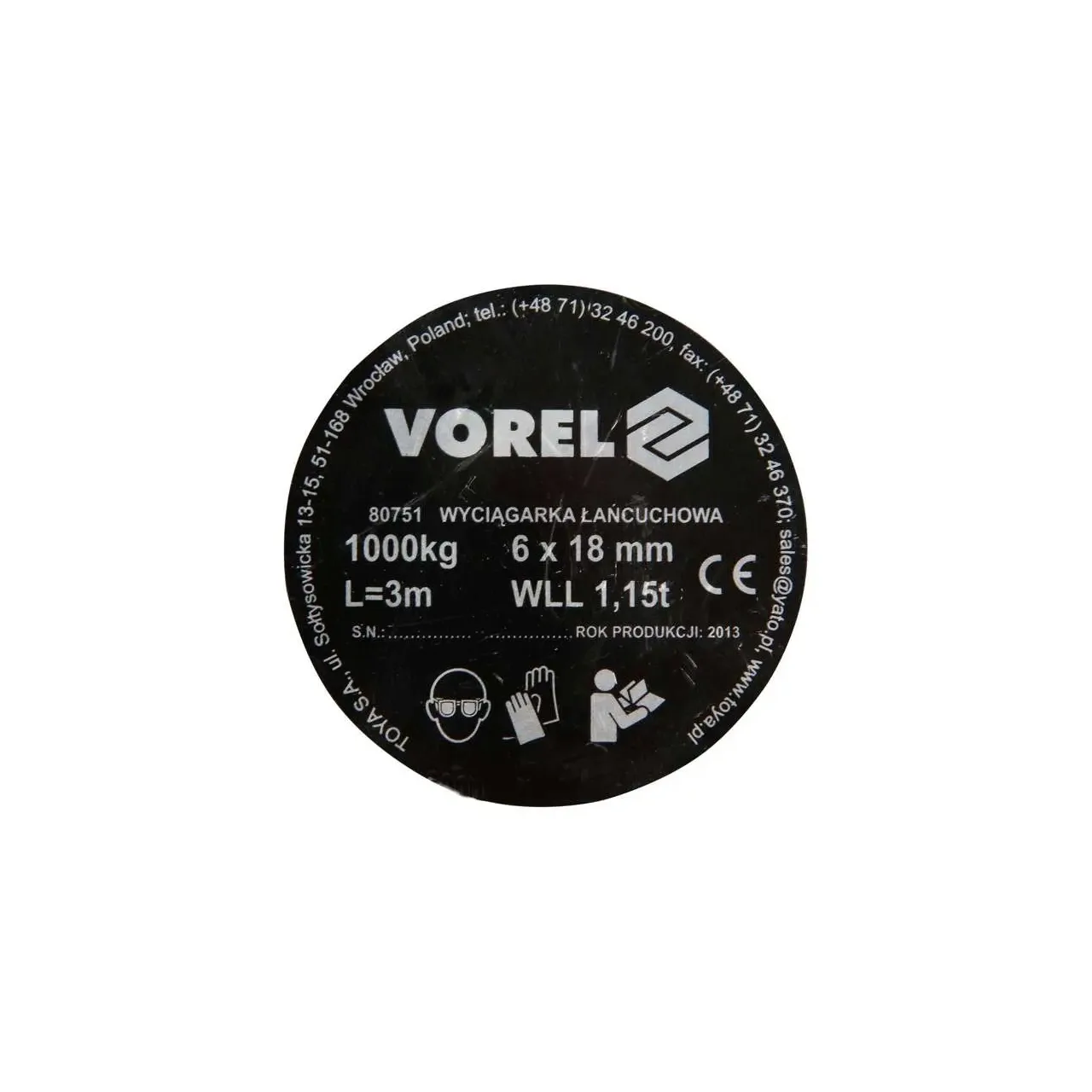 Scripete 1000kg Vorel 80751 1