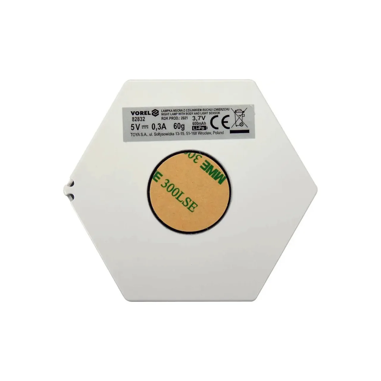 Lampa de veghe 50lm cu acumulator Vorel 82832 2