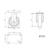 Roata de carucior fixa 125mm Vorel 87354 1