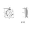 Roată cauciuc 250 mm Vorel 87457 1