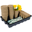 Set ghivece turbă eco. pt răsaduri 63buc Flo 90360 1