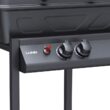 Gratar pe gaz,2 arzatoare,5.5 kw Lund 99657 4