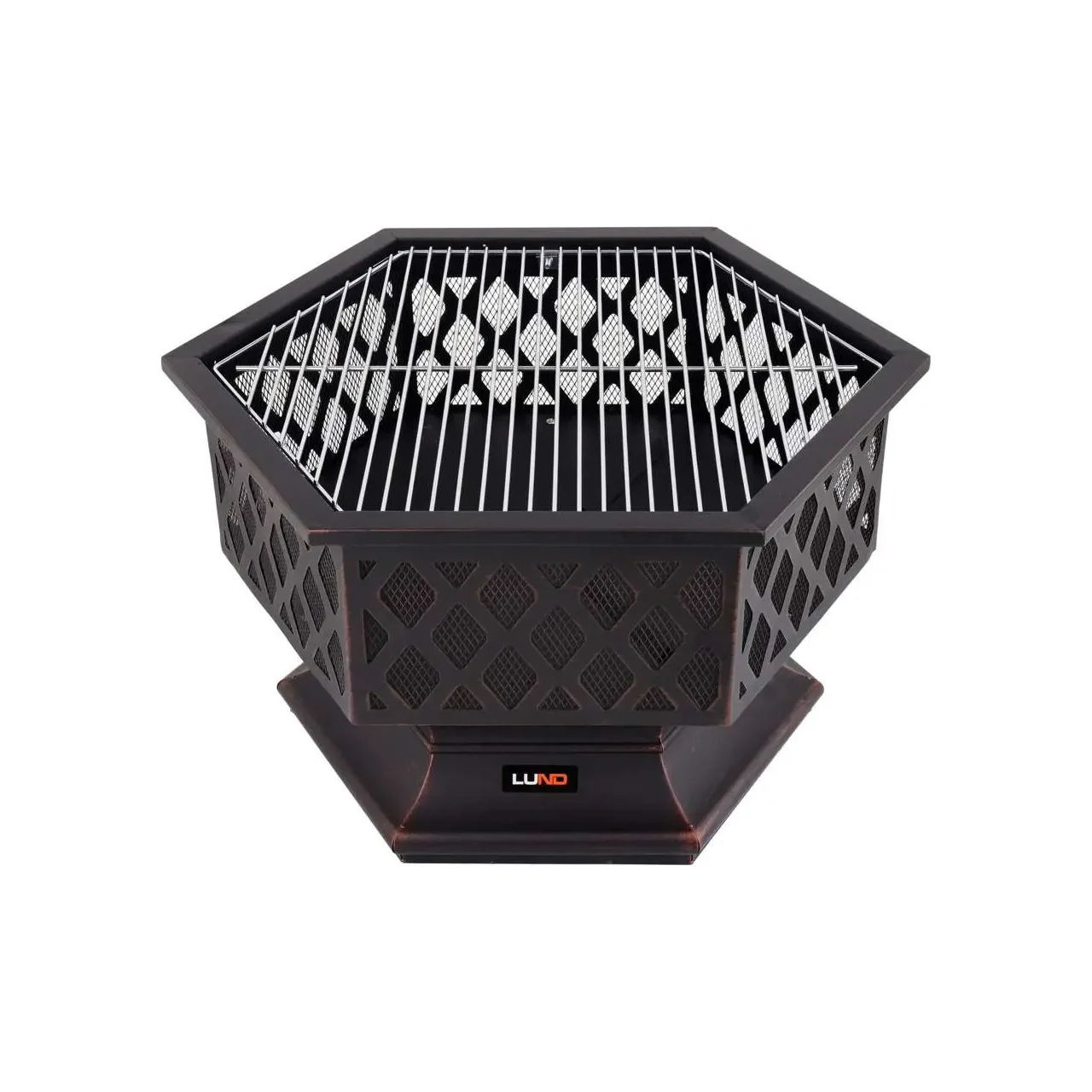 Grătar + șemineu grădină 70 x 60 cm Lund 99703 3