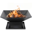 Vatra foc otel cu capac, 45 x 45 cm Lund 99715 1