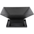 Vatra foc otel cu capac, 45 x 45 cm Lund 99715 6