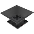Vatra foc otel cu capac, 45 x 45 cm Lund 99715 7