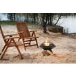 Vatra foc otel cu capac, 45 x 45 cm Lund 99715 11