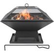 Vatra foc otel cu capac, 45 x 45 cm Lund 99715 12