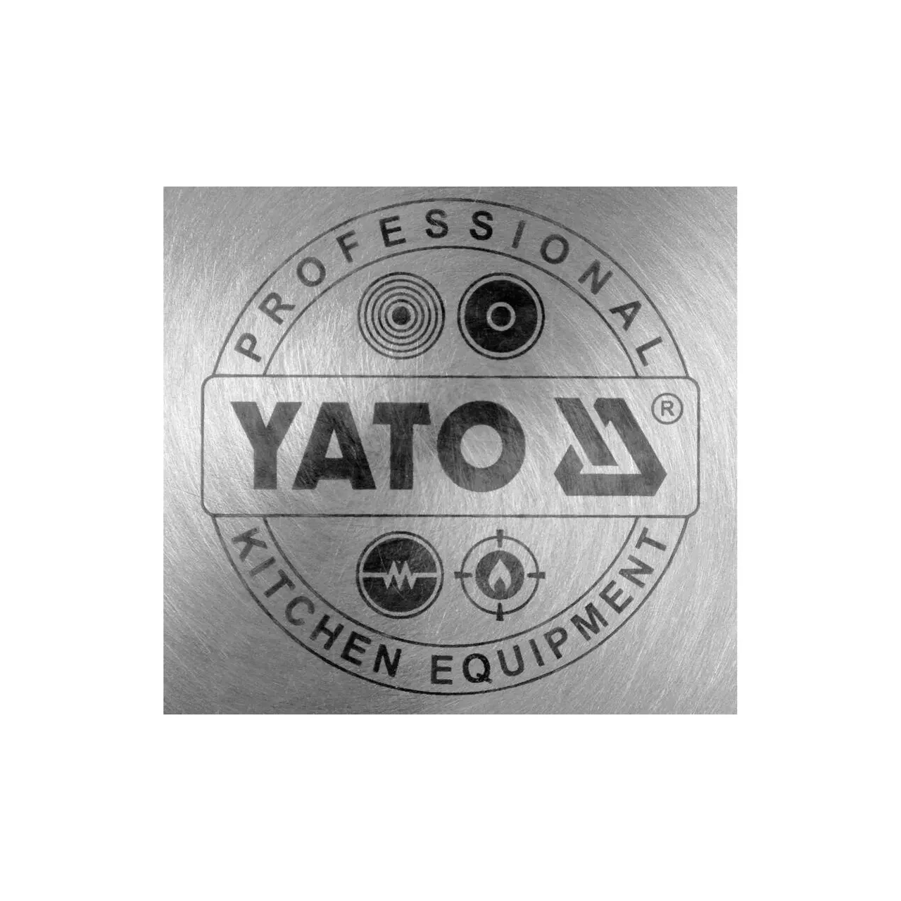 Oala joasa cu capac 25x18, 9l Yato YG-00046 5