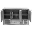 Masă rece pentru salate, 3 uși + capac, 368l, Yato YG-05290 5