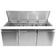 Masă rece pentru salate, 3 uși + capac, 368l, Yato YG-05290 16