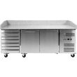 Masa rece pizza, 2 usi + 7 sertare, 580L, Yato YG-05310 9