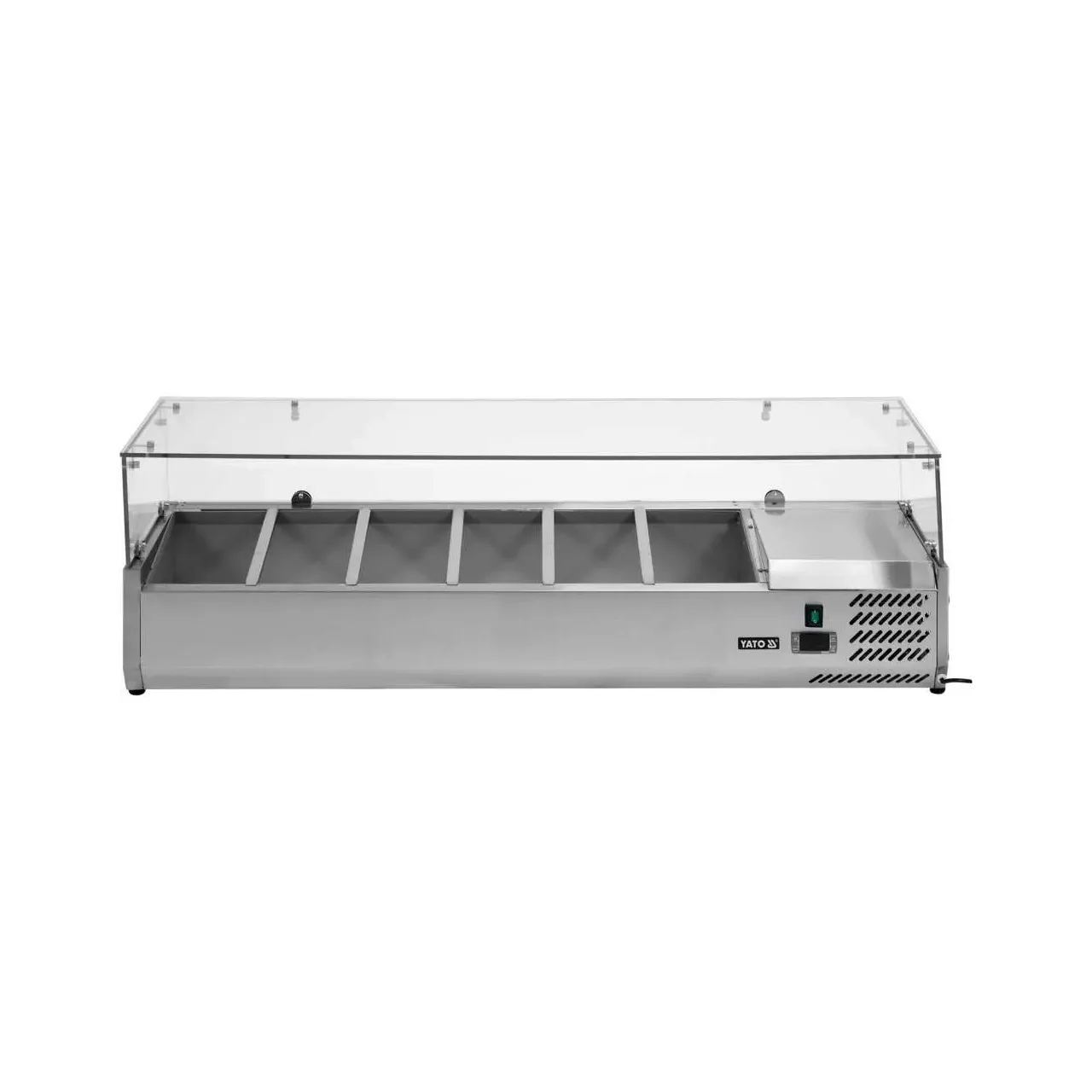 Display de răcire ​​reglabil 6 x 1/3 gastronorm GN 1