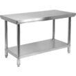 Masă de lucru 1500×600×h850mm cu spațiu de depozitare, Yato YG-09004 9