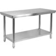 Masă de lucru 1600×600×h850 cu spațiu de depozitare, Yato YG-09005 9