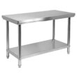Masă de lucru 1400×700×h850mm cu spațiu de depozitare, Yato YG-09012 9