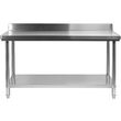 Masă de lucru 1600x600xh850+100mm cu spațiu de depozitare și tăblie, Yato YG-09025 10