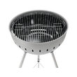 Grătar cu cărbuni rotund, 54cm, gri, Yato YG-20301 17