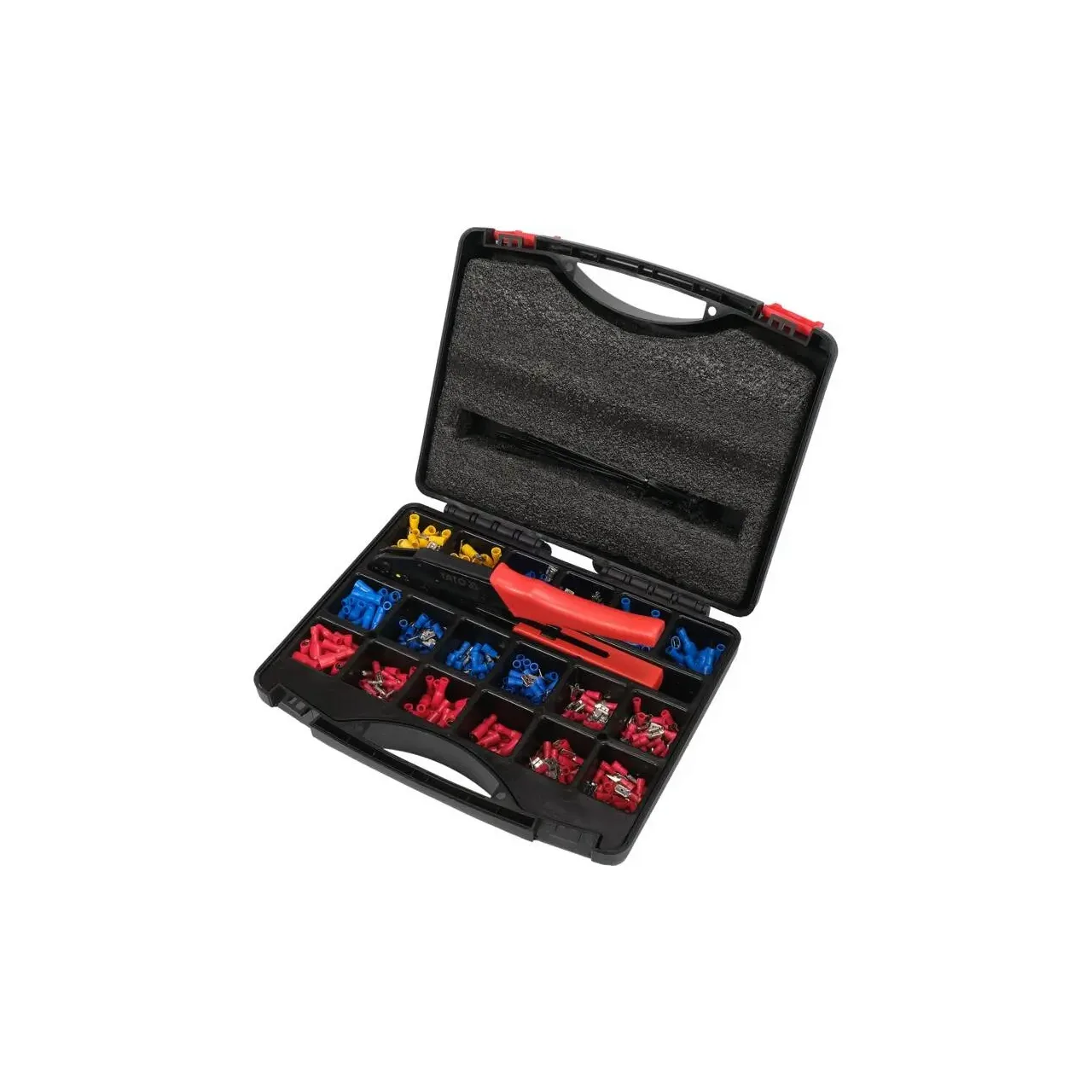 Set conectori electrici si cleste de sertizat, 551 piese Yato YT-068920 1