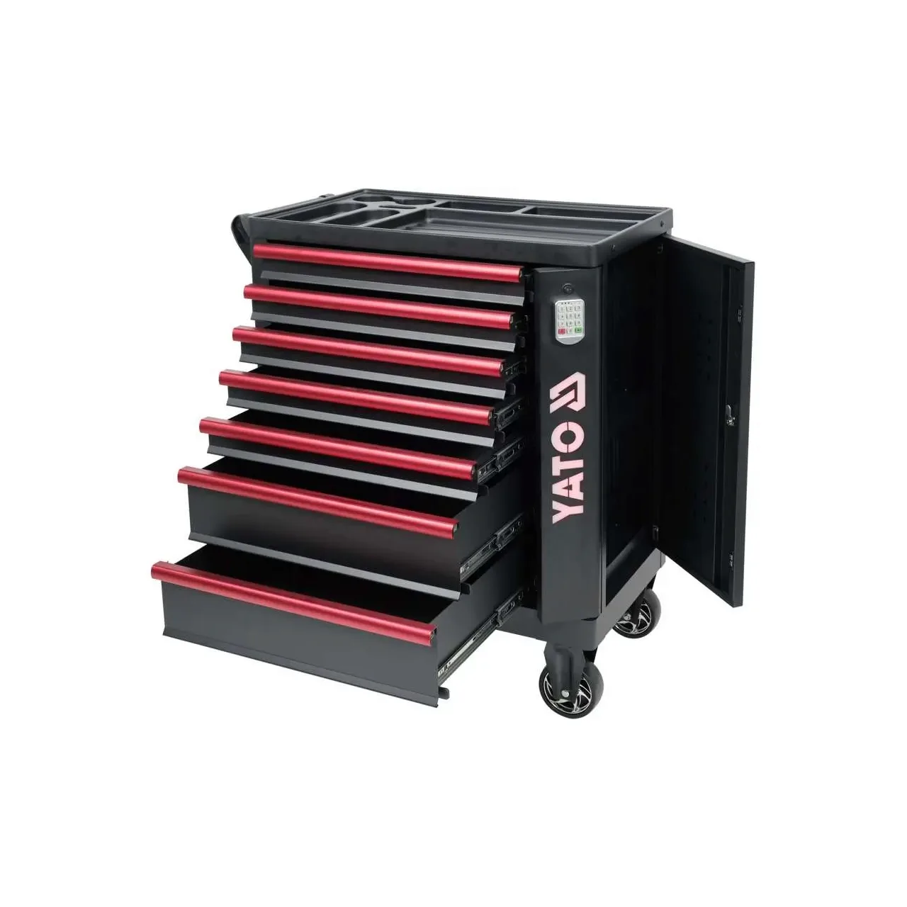 Dulap de scule cu 7 sertare si cifru electronic Yato YT-09004 3